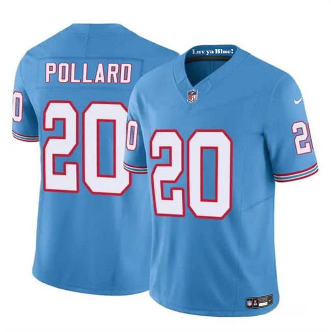Tony Pollard Tennessee Titans blue Limited jersey