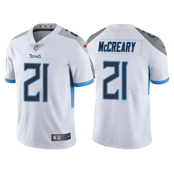 Roger McCreary Tennessee Titans white Vapor jersey