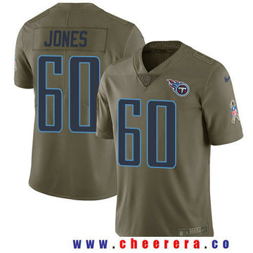 Ben Jones Tennessee Titans olive Salute To Service jersey