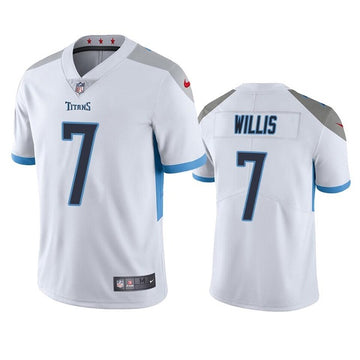 Malik Willis Tennessee Titans white Vapor jersey