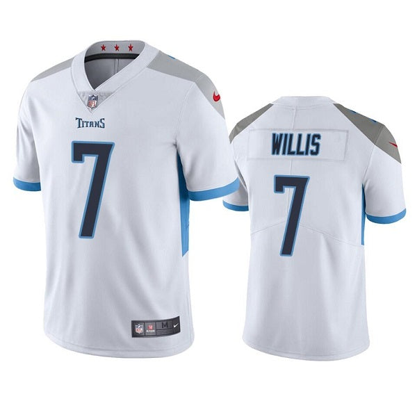Malik Willis Tennessee Titans white Vapor jersey