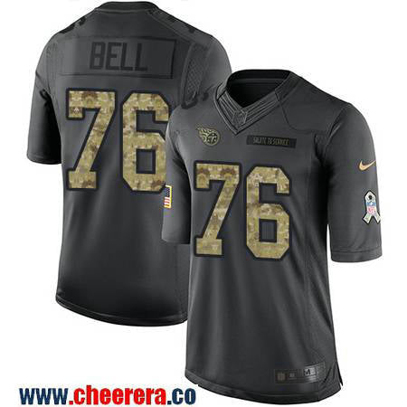 Byron Bell Tennessee Titans black Salute To Service jersey