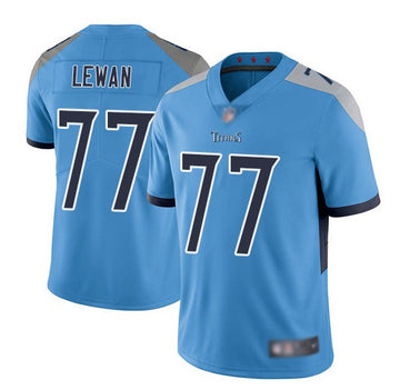 Taylor Lewan Tennessee Titans blue Vapor jersey