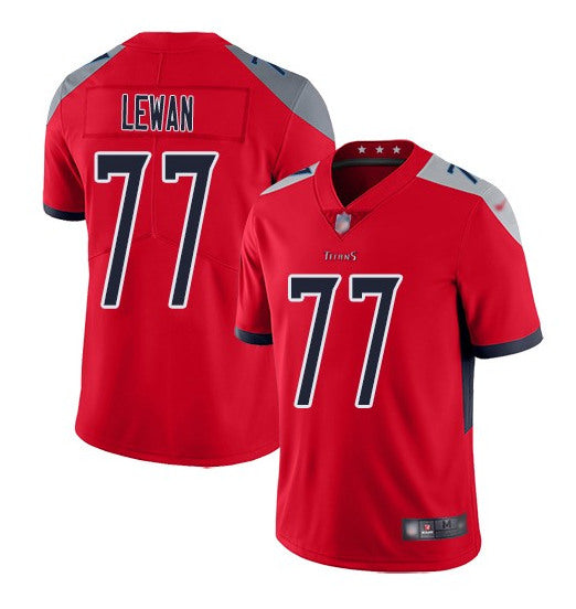 Taylor Lewan Tennessee Titans red Inverted Legend jersey