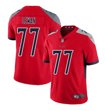 Taylor Lewan Tennessee Titans red Inverted Legend jersey