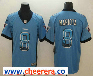 Marcus Mariota Tennessee Titans blue Color Rush jersey