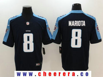 Marcus Mariota Tennessee Titans navy Vapor jersey