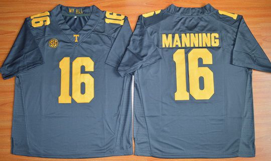 Peyton Manning Tennessee Volunteers gray jersey