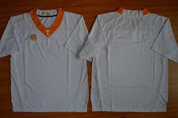Custom Tennessee Volunteers white jersey