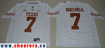 Shane Buechele Texas Longhorns white Limited jersey