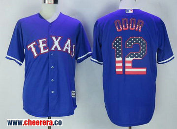 Rougned Odor Texas Rangers royal Fashion jersey