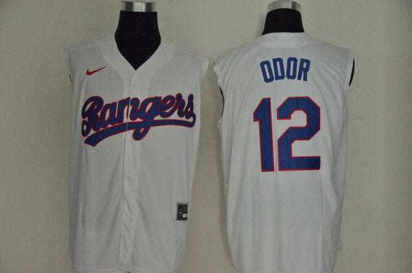 Rougned Odor Texas Rangers white jersey