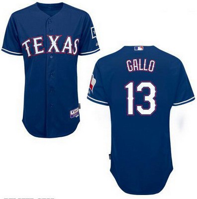 Joey Gallo Texas Rangers blue jersey