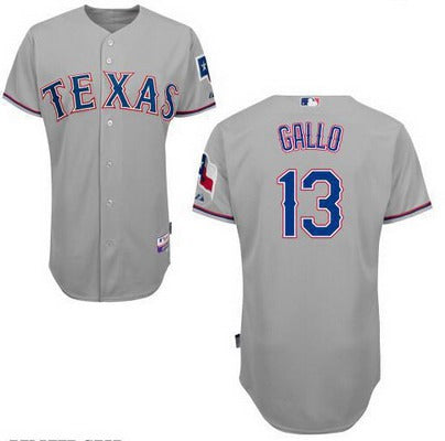 Joey Gallo Texas Rangers gray jersey
