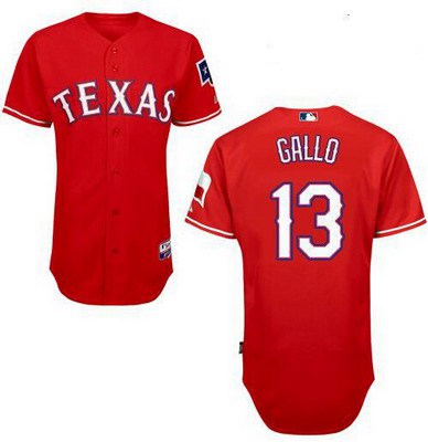 Joey Gallo Texas Rangers red jersey