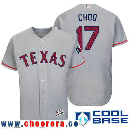 Shin-soo Choo Texas Rangers gray Fashion jersey