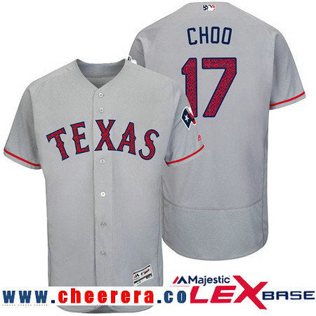 Shin-soo Choo Texas Rangers gray Fashion jersey