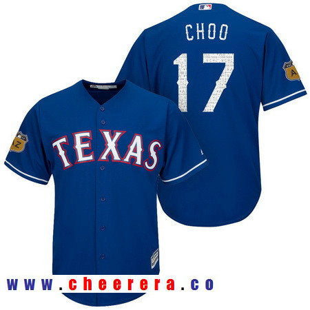 Shin-soo Choo Texas Rangers royal jersey