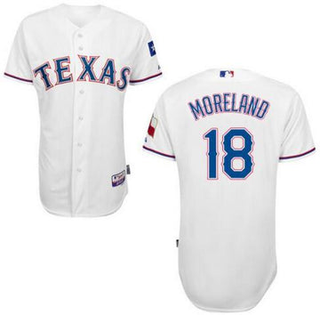 Mitch Moreland Texas Rangers white Home jersey