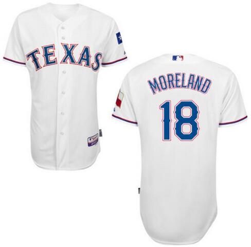 Mitch Moreland Texas Rangers white Home jersey