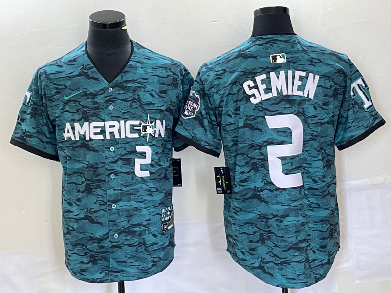 Marcus Semien Texas Rangers teal jersey