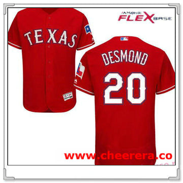 Ian Desmond Texas Rangers red jersey