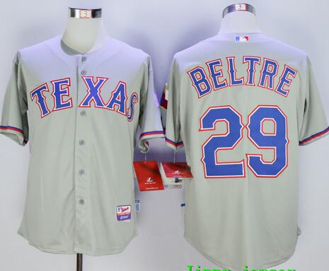 Adrian Beltre Texas Rangers gray Road jersey