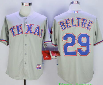 Adrian Beltre Texas Rangers gray Road jersey