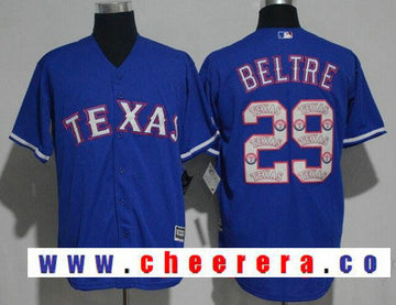 Adrian Beltre Texas Rangers royal jersey
