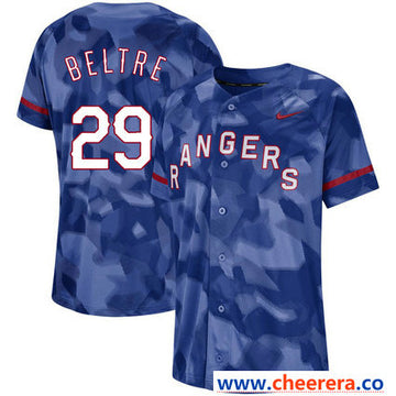 Adrian Beltre Texas Rangers royal Fashion jersey