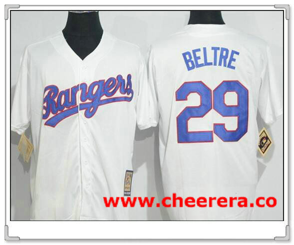 Adrian Beltre Texas Rangers white Cooperstown jersey