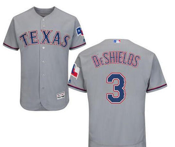 Delino DeShields Texas Rangers gray Road jersey