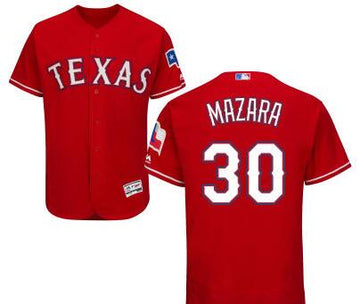 Nomar Mazara Texas Rangers red jersey