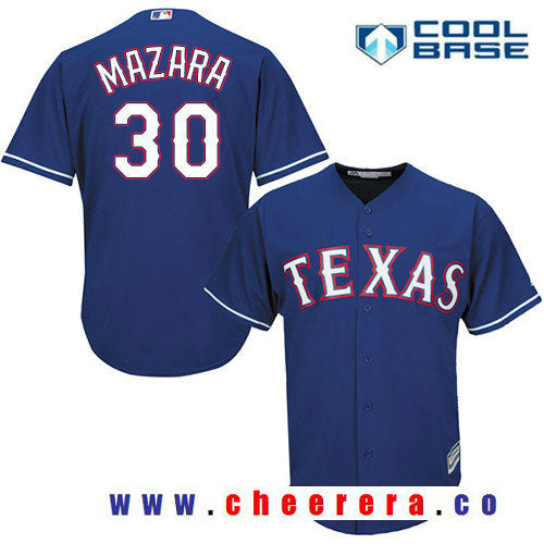 Nomar Mazara Texas Rangers royal Alternate jersey