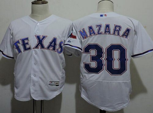 Nomar Mazara Texas Rangers white Home jersey