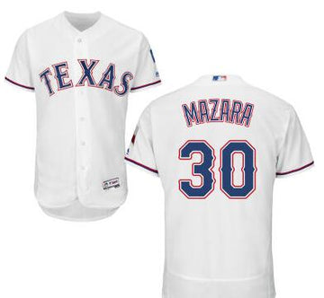 Nomar Mazara Texas Rangers white Home jersey