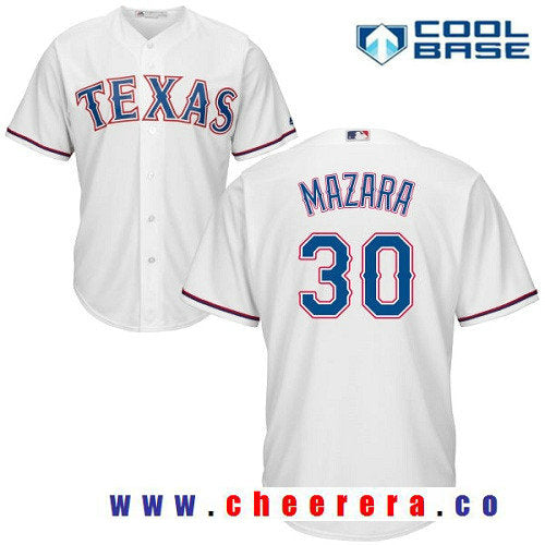 Nomar Mazara Texas Rangers white Home jersey