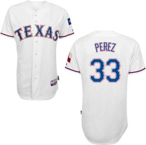 Martin Perez Texas Rangers white Home jersey