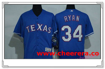 Nolan Ryan Texas Rangers royal jersey