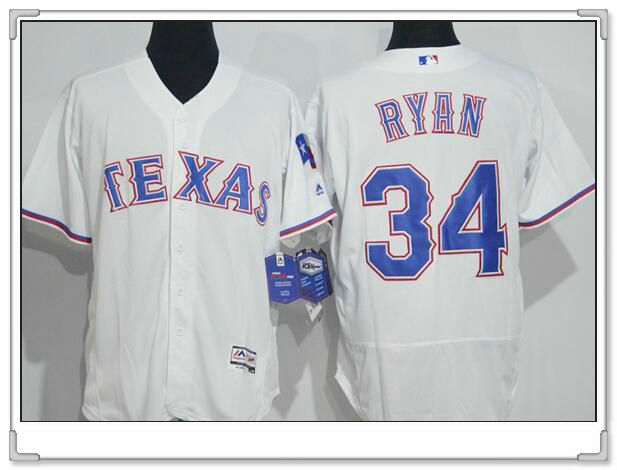 Nolan Ryan Texas Rangers white jersey