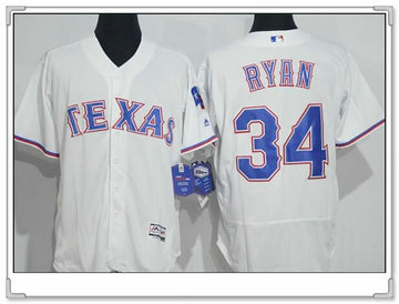 Nolan Ryan Texas Rangers white jersey