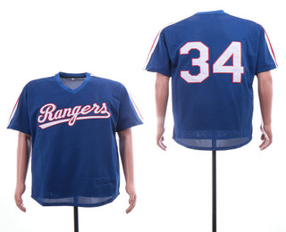 Nolan Ryan Texas Rangers royal Throwback jersey
