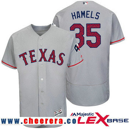 Cole Hamels Texas Rangers gray Fashion jersey