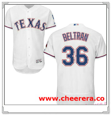 Carlos Beltran Texas Rangers white Home jersey