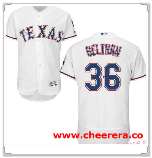 Carlos Beltran Texas Rangers white Home jersey