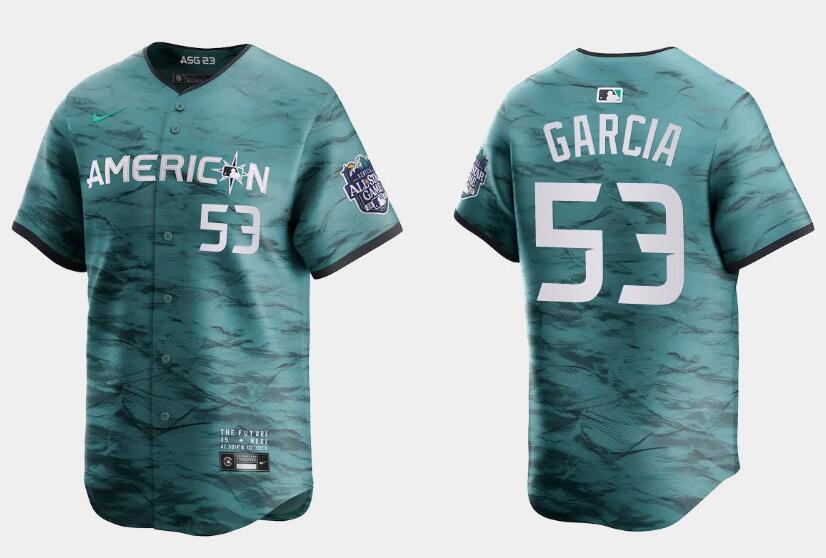 Adolis Garcia Texas Rangers teal All-Star jersey