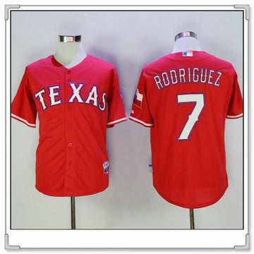 Ivan Rodriguez Texas Rangers red jersey
