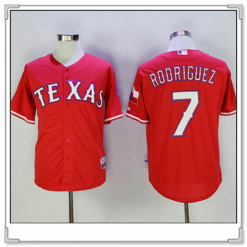Ivan Rodriguez Texas Rangers red jersey