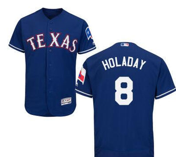 Bryan Holaday Texas Rangers blue jersey