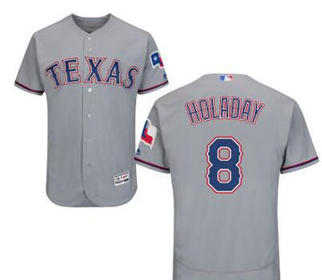 Bryan Holaday Texas Rangers gray Road jersey